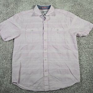 Tommy Bahama Shirt‎ Linen Blend Pink Mens Medium